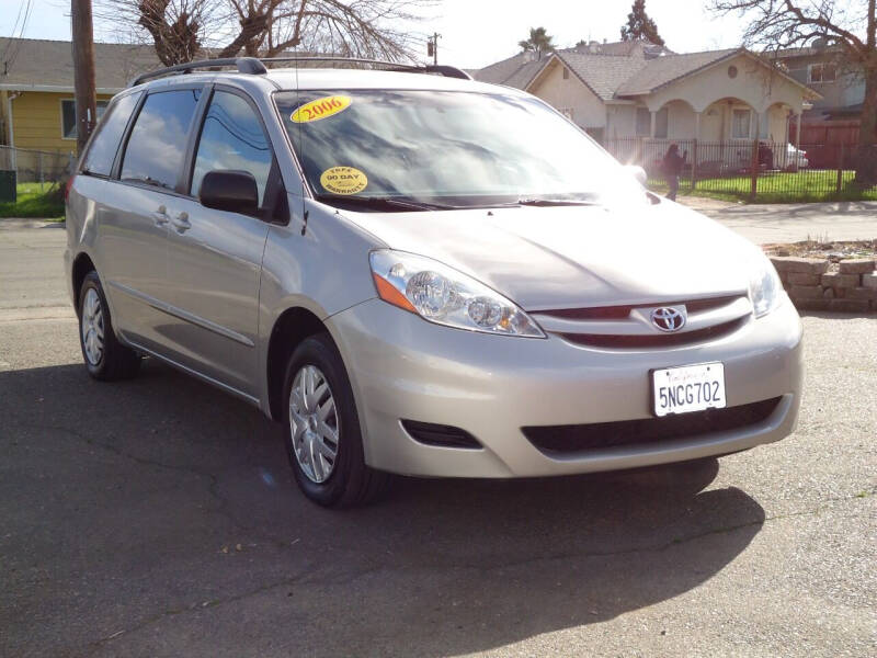 2006 Toyota Sienna for sale at Moon Auto Sales in Sacramento CA