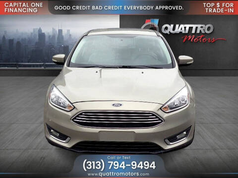 2016 Ford Focus for sale at Quattro Motors 2 - 1 in Redford MI