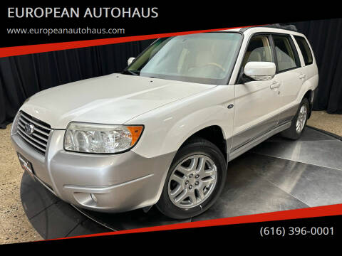 2008 Subaru Forester for sale at EUROPEAN AUTOHAUS in Holland MI
