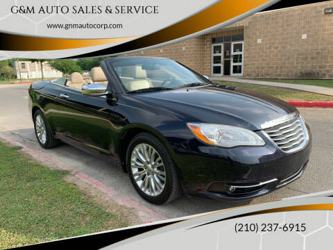 2011 Chrysler 200 Convertible for sale at G&M AUTO SALES & SERVICE in San Antonio TX