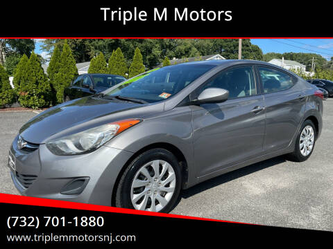 2012 Hyundai Elantra for sale at Triple M Motors in Point Pleasant NJ