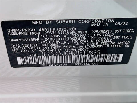 2024 Subaru Forester Wilderness