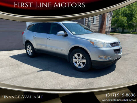 2012 Chevrolet Traverse for sale at First Line Motors in Jamestown IN