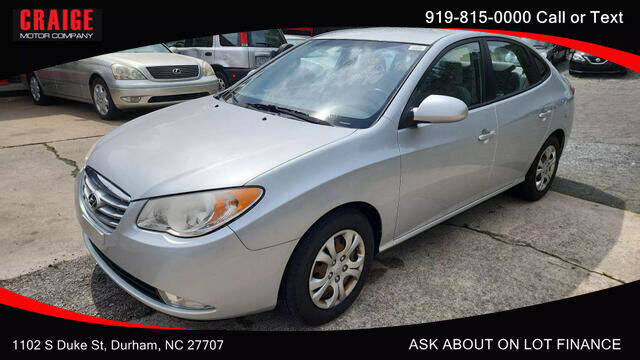 2010 Hyundai Elantra for sale at CRAIGE MOTOR CO in Durham NC