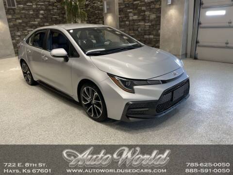 2020 Toyota Corolla for sale at Auto World Used Cars in Hays KS
