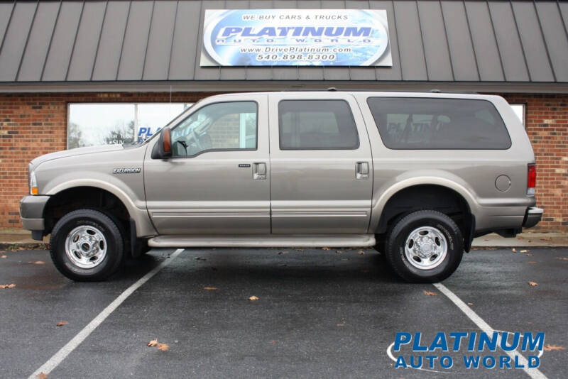 2004 Ford Excursion for sale at Platinum Auto World in Fredericksburg VA