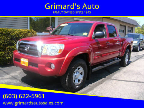 2008 Toyota Tacoma for sale at Grimard's Auto in Hooksett NH