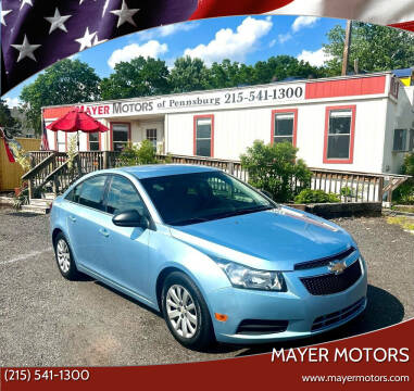 2011 Chevrolet Cruze for sale at Mayer Motors in Pennsburg PA