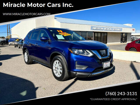 2017 Nissan Rogue for sale at Miracle Motor Cars Inc. in Victorville CA