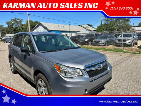 2014 Subaru Forester for sale at KARMAN AUTO SALES INC in Wichita KS