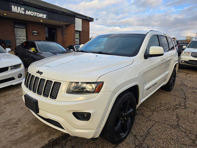 2015 Jeep Grand Cherokee for sale at Mac Motors in Arlington, TX