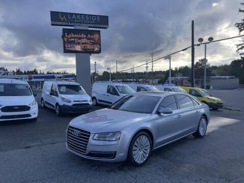 2015 Audi A8 L for sale at Lakeside Auto in Lynnwood WA