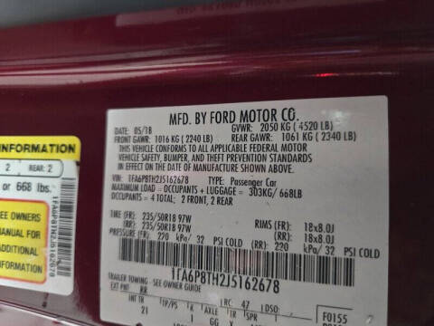 2018 Ford Mustang EcoBoost