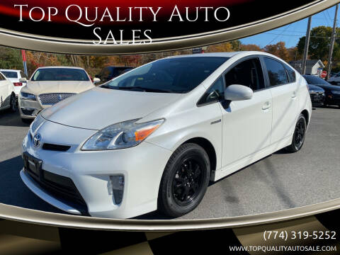 2012 Toyota Prius for sale at Top Quality Auto Sales in Westport MA