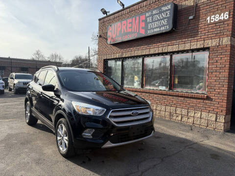 2018 Ford Escape for sale at Supreme Motor Groups in Detroit MI