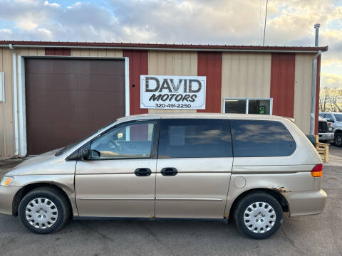 2002 Honda Odyssey for sale at DAVID MOTORS LLC in Grey Eagle MN