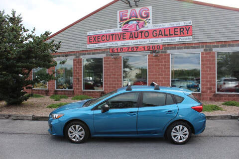 2018 Subaru Impreza for sale at EXECUTIVE AUTO GALLERY INC in Walnutport PA