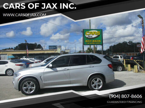 2017 BMW X5 for sale at CARS OF JAX INC. in Jacksonville FL