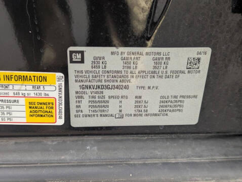 2016 Chevrolet Traverse LTZ