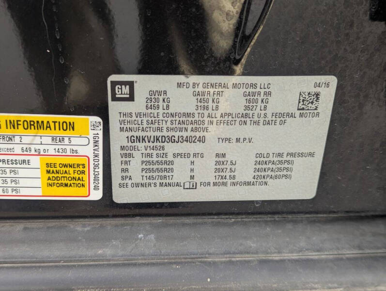 2016 Chevrolet Traverse LTZ