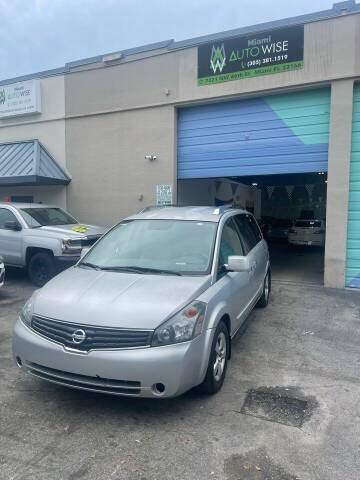 2008 Nissan Quest for sale at MIAMI AUTOWISE, LLC. in Miami FL