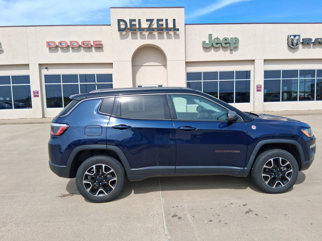 Blue 2021 Jeep Compass Trailhawk 4x4 Trailhawk 4dr SUV 1