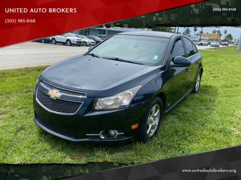 2014 Chevrolet Cruze for sale at UNITED AUTO BROKERS in Hollywood FL