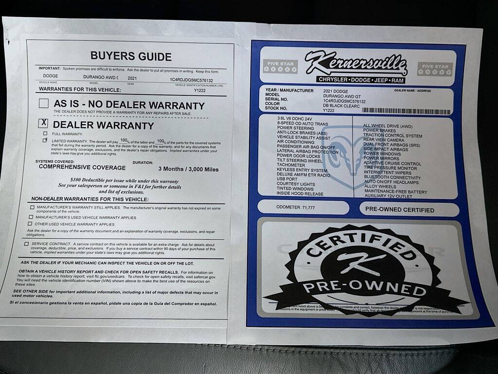 2021 Dodge Durango GT Plus AWD GT Plus 4dr SUV 38