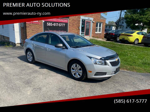 2013 Chevrolet Cruze for sale at PREMIER AUTO SOLUTIONS in Spencerport NY