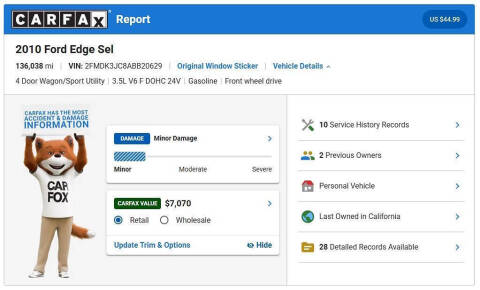 2010 Ford Edge SEL