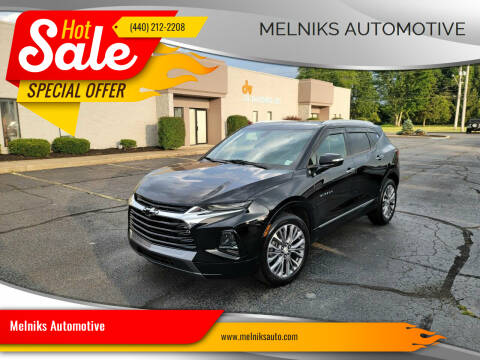 2019 Chevrolet Blazer for sale at Melniks Automotive in Berea OH