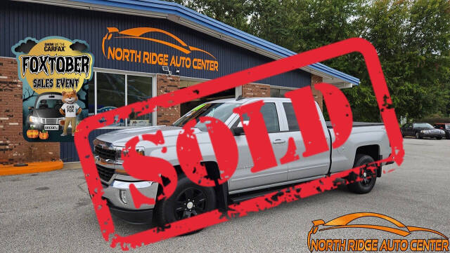 2016 Chevrolet Silverado 1500 for sale at North Ridge Auto Center LLC in Madison, OH