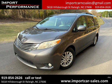 2012 Toyota Sienna for sale at Import Performance Sales in Raleigh NC