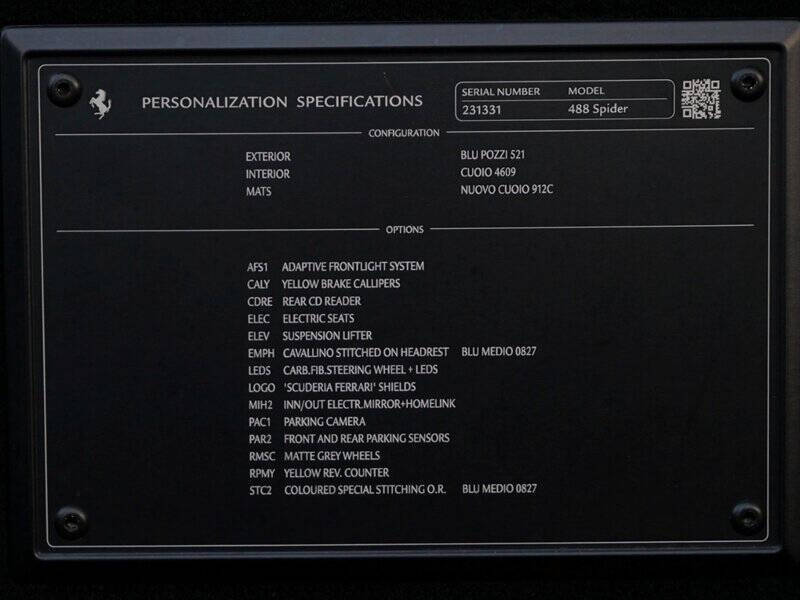 2018 Ferrari 488 Spider