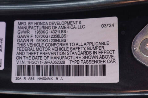 2024 Honda Accord EX