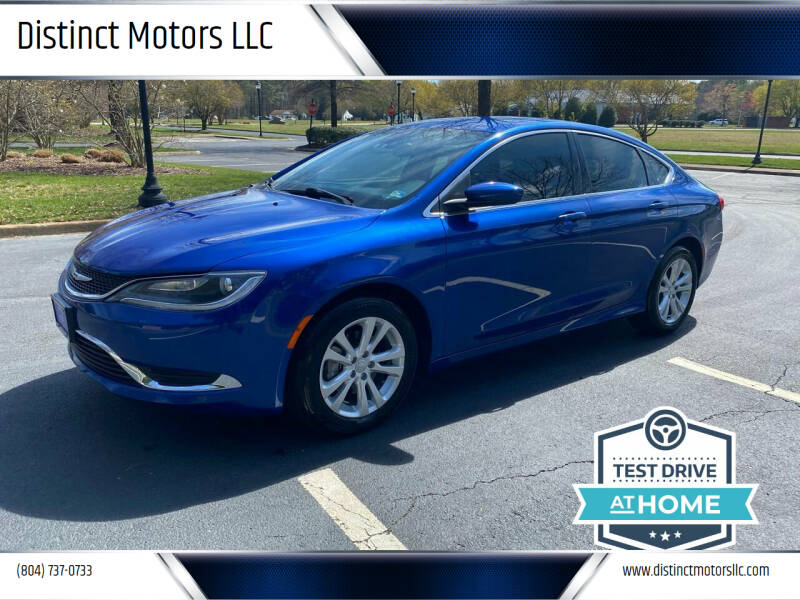 2015 Chrysler 200 for sale at Distinct Motors LLC in Mechanicsville VA