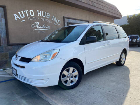 2005 Toyota Sienna for sale at Auto Hub, Inc. in Anaheim CA