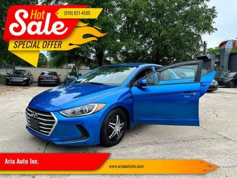 2017 Hyundai Elantra for sale at Aria Auto Inc. - Drive 1 Auto Sales in Wake Forest NC