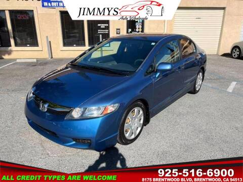 2010 Honda Civic for sale at JIMMY'S AUTO WHOLESALE in Brentwood CA