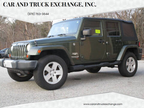 2008 Jeep Wrangler Unlimited for sale at Car and Truck Exchange, Inc. in Rowley MA