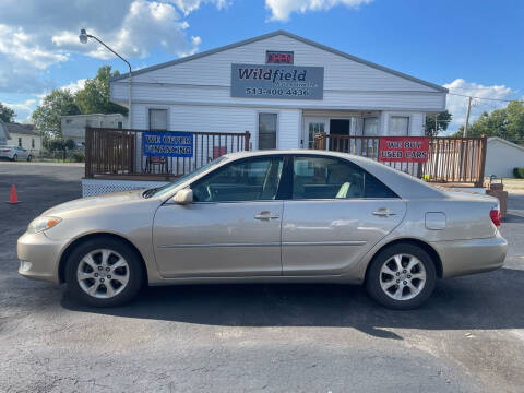 2005 Toyota Camry for sale at Wildfield Automotive Inc in Blanchester OH