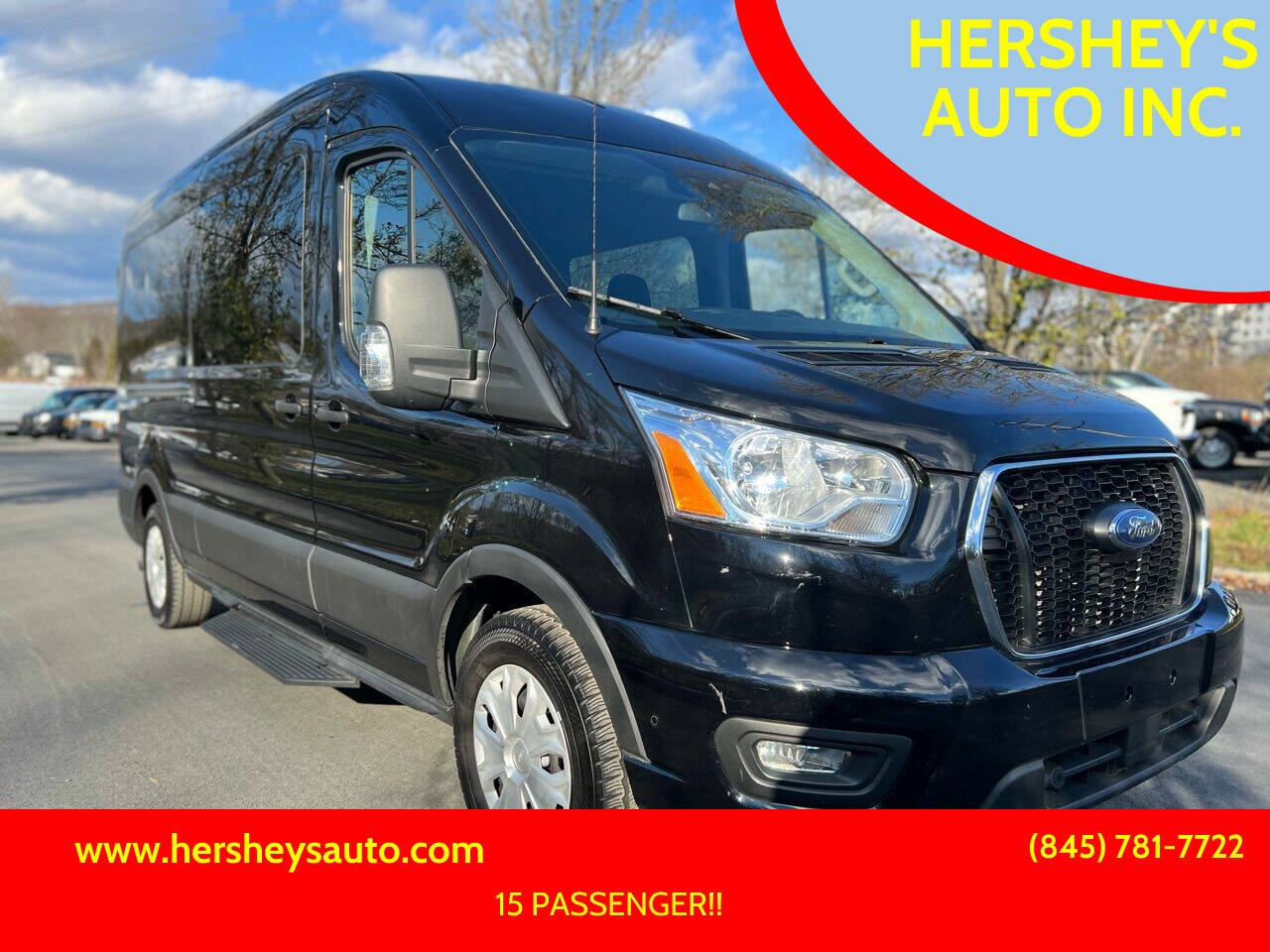 Ford 15 Passenger Van Black