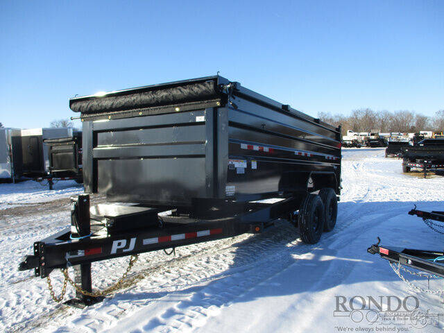 2022 PJ Trailer DX Dump DXT1682BSSK-JA05-SW04 for sale at Rondo Truck & Trailer in Sycamore IL