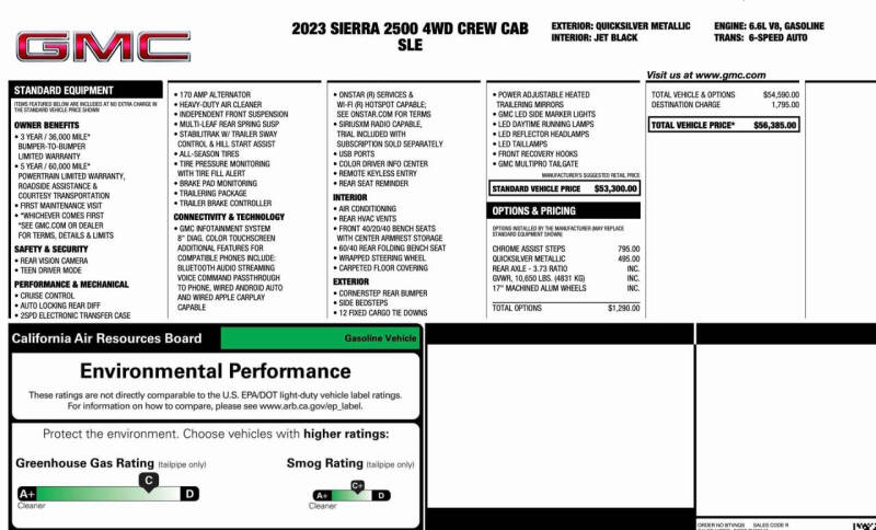 2023 GMC Sierra 2500HD