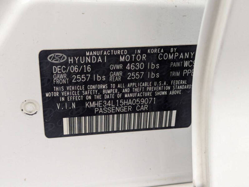 2017 Hyundai Sonata Hybrid