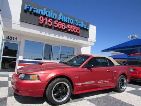 2001 Ford Mustang for sale at Franklin Auto Sales in El Paso TX