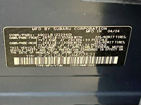 2025 Subaru Forester