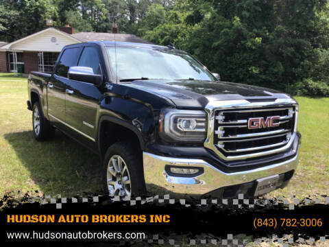 2018 GMC Sierra 1500 for sale at HUDSON AUTO BROKERS INC in Walterboro SC