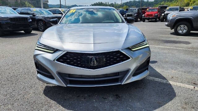 Used 2021 Acura TLX Base with VIN 19UUB5F31MA006532 for sale in Hazard, KY