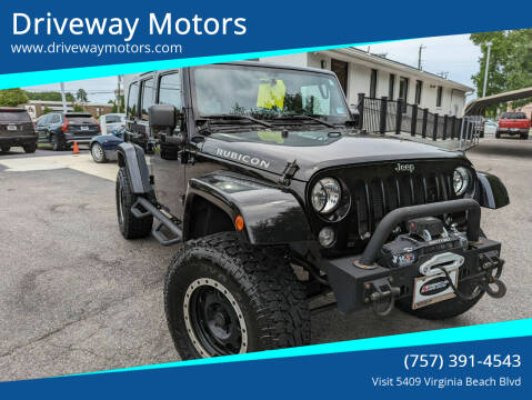 2014 Jeep Wrangler Unlimited for sale at Driveway Motors in Virginia Beach VA
